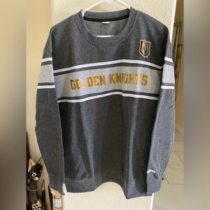 COPY - GOLDEN KNIGHTS : Men’s Grey VGK pullover sweater , Size Med , Gently Used